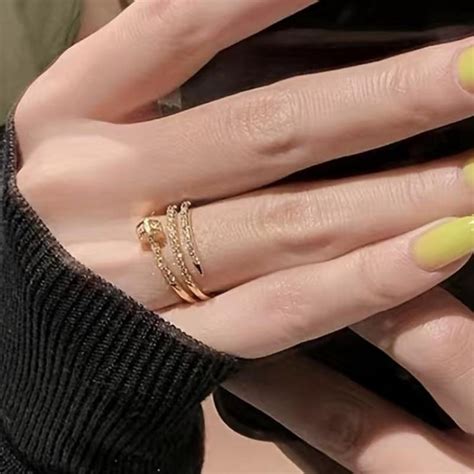 cartier screw ring replica